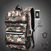 Anti-theft Combination Lock USB Charging Shoulder Bag