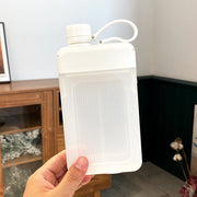 Portable Pocket Water Bottle Creative Flat Sports Bottle Simple