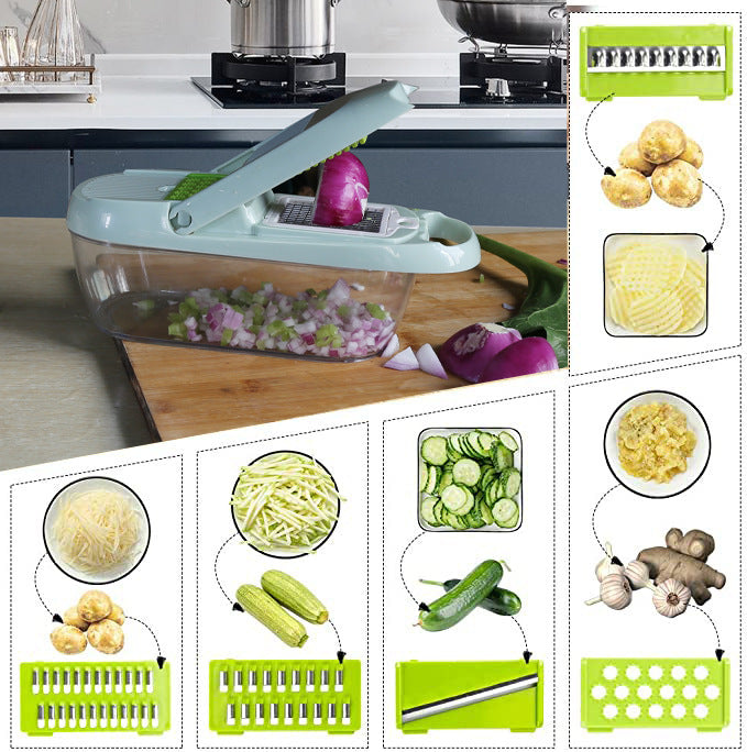 Household Multifunctional Stainless Steel Vegetable Cutter