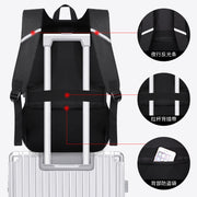 Anti-theft Combination Lock USB Charging Shoulder Bag